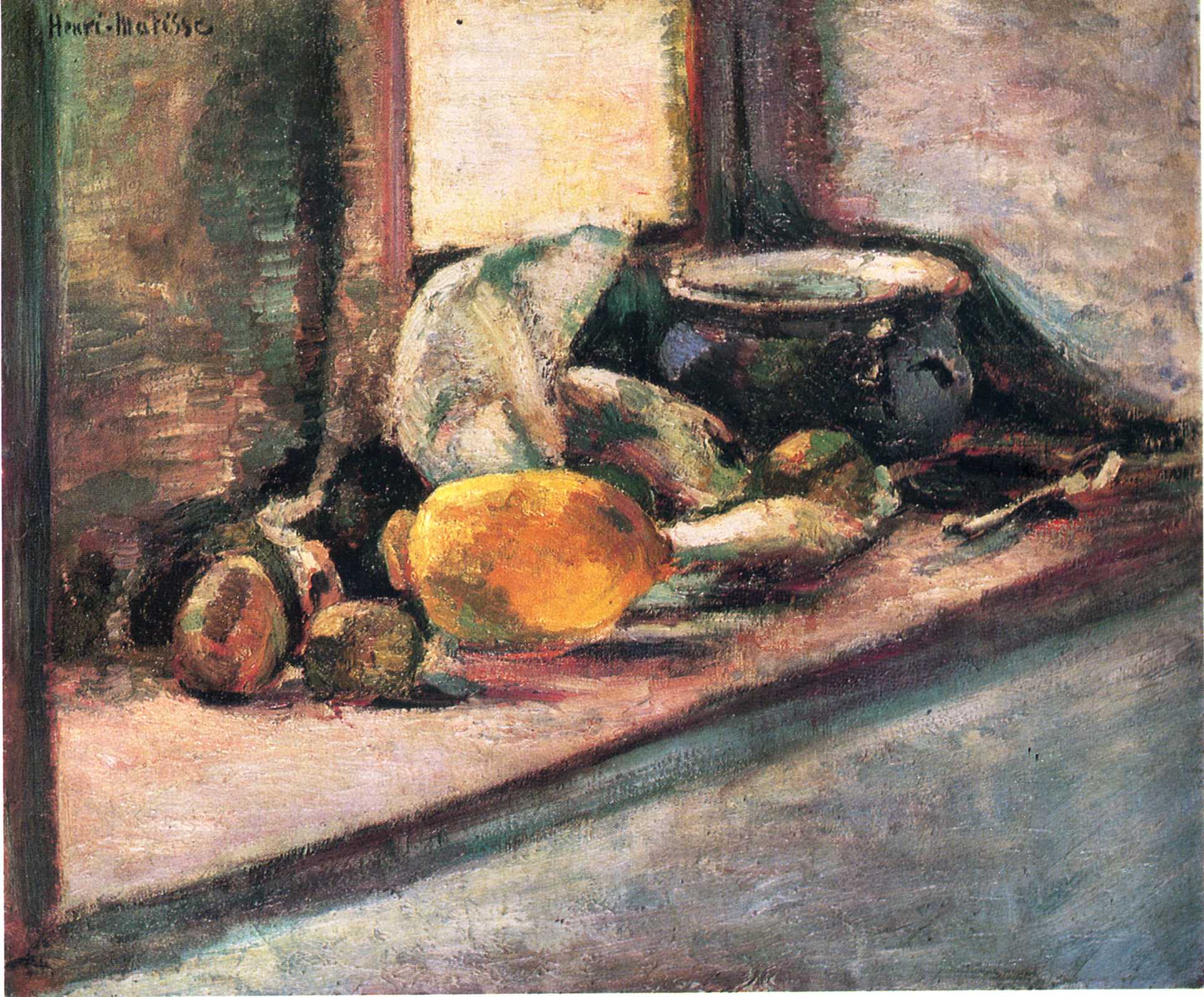 Henri Matisse - Blue Pot and Lemon 1897